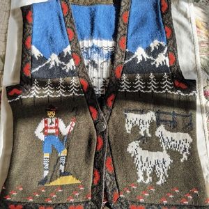 Swiss Alps sweater vest